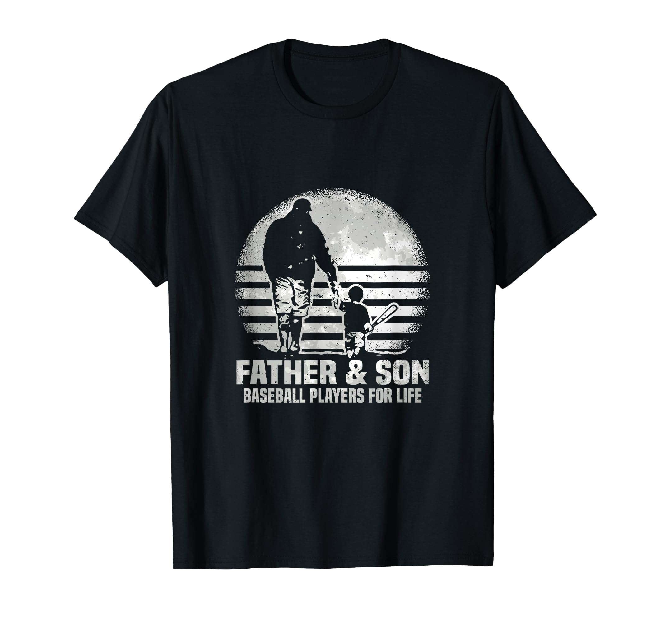 Father And Son Baseball Matching Dad T-Shirt - Minimalist Print Men Women - T-Shirt, Sweatshirt, Hoodie