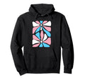 Trans Pride Flower Lgbtq Support Hoodie - Aesthetic Graphic for Adults - T-Shirt, Sweatshirt, Hoodie