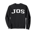 Jos Nigeria Distressed White Varsity Sweatshirt - Trendy Graphic for Adults - T-Shirt, Sweatshirt, Hoodie