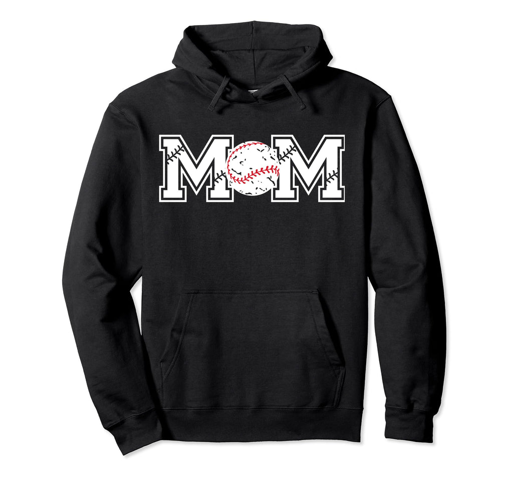 Baseball Mom Hoodie - Novelty Apparel Men Women - T-Shirt, Sweatshirt, Hoodie