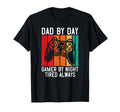 Dad Day Gamer Night Tired Gaming Dad T-Shirt - Minimalist Print Men Women - T-Shirt, Sweatshirt, Hoodie