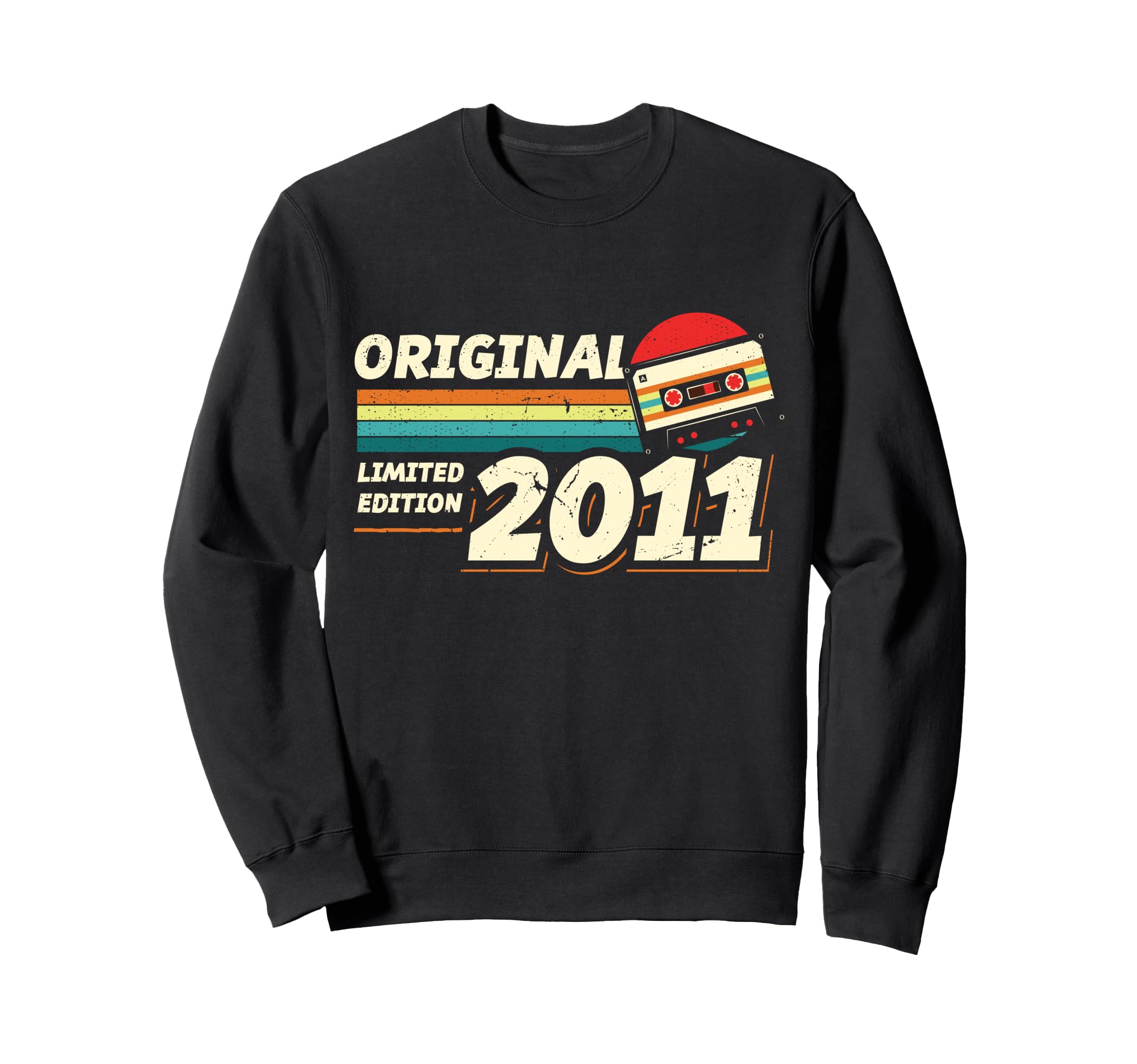2011 Cassette Tape 15Th Birthday Sweatshirt - Minimalist Print Unisex - T-Shirt, Sweatshirt, Hoodie