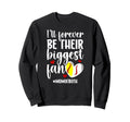 Their Biggest Fan Mom Both Sweatshirt - Novelty Apparel for Adults - T-Shirt, Sweatshirt, Hoodie