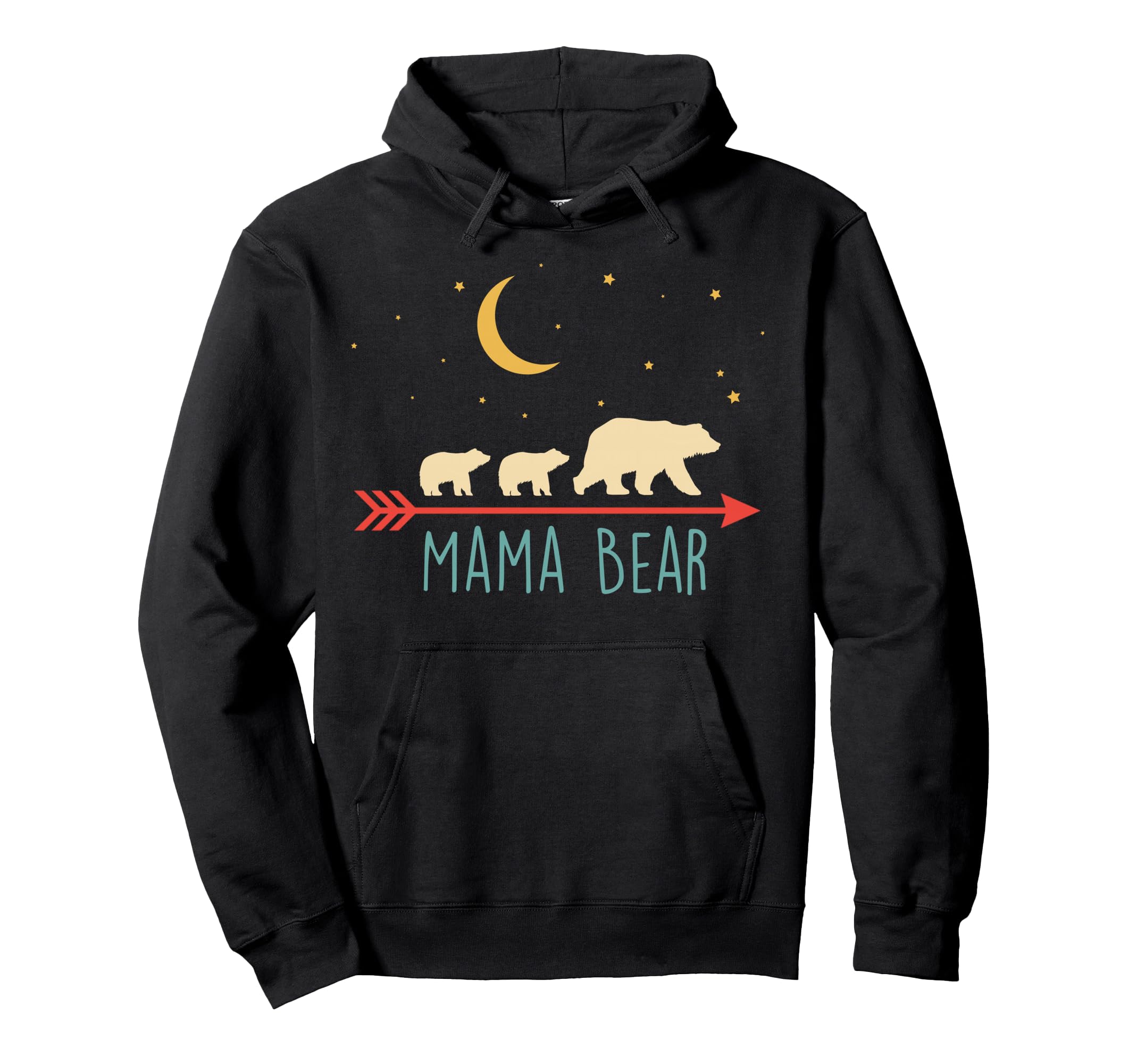 Mama Bear Gift 2 Cubs Hoodie - Streetwear Style for Adults - T-Shirt, Sweatshirt, Hoodie