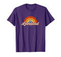 Loveland Colorado Co Rainbow 70S T-Shirt - Graphic Print for Adults - T-Shirt, Sweatshirt, Hoodie