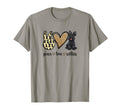 Funny Womens Peace Love Scottish T-Shirt - Casual Everyday Wear Unisex - T-Shirt, Sweatshirt, Hoodie