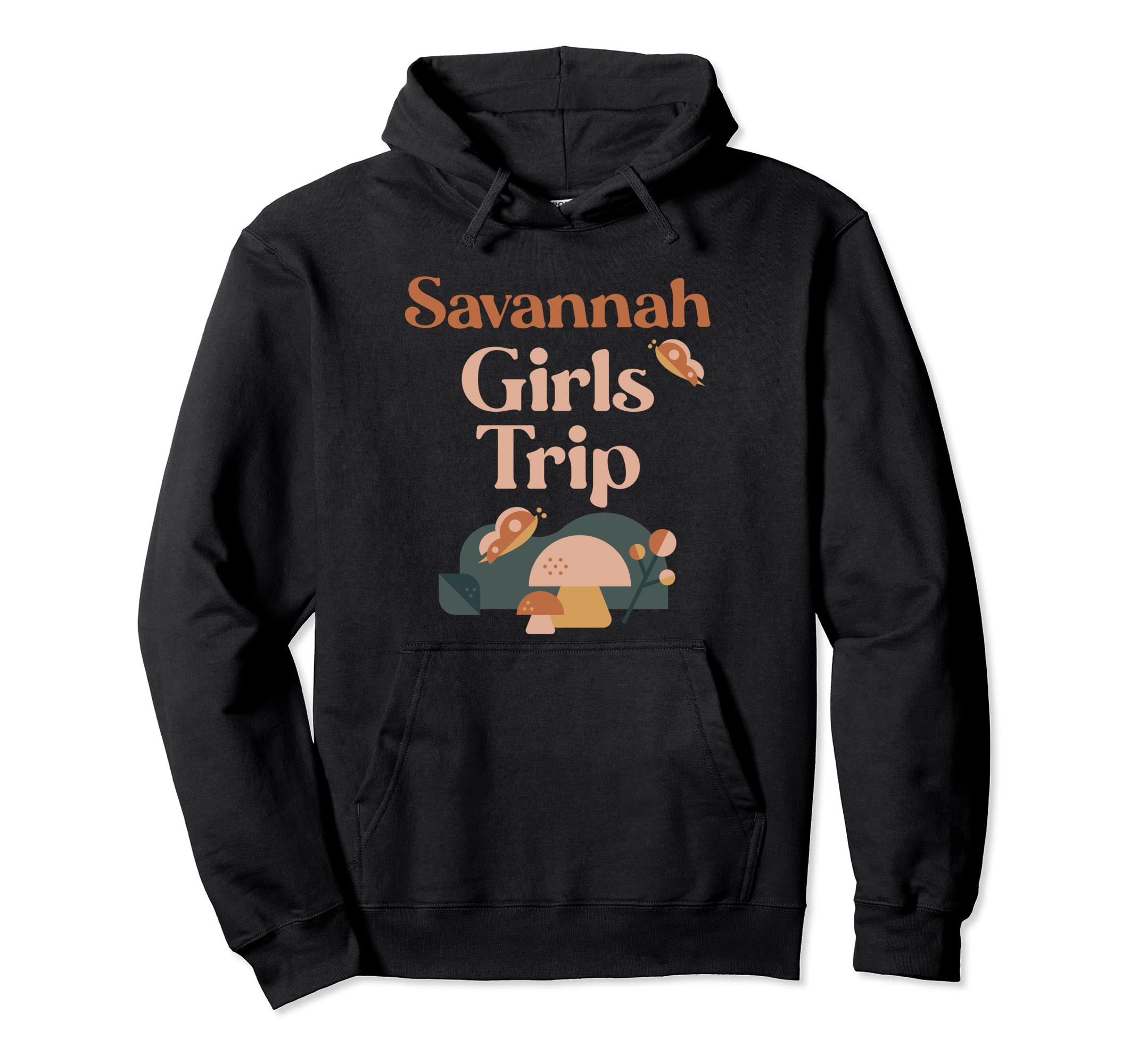Savannah Trip Matching Group Groovy Boho Hoodie - Graphic Print for Adults - T-Shirt, Sweatshirt, Hoodie