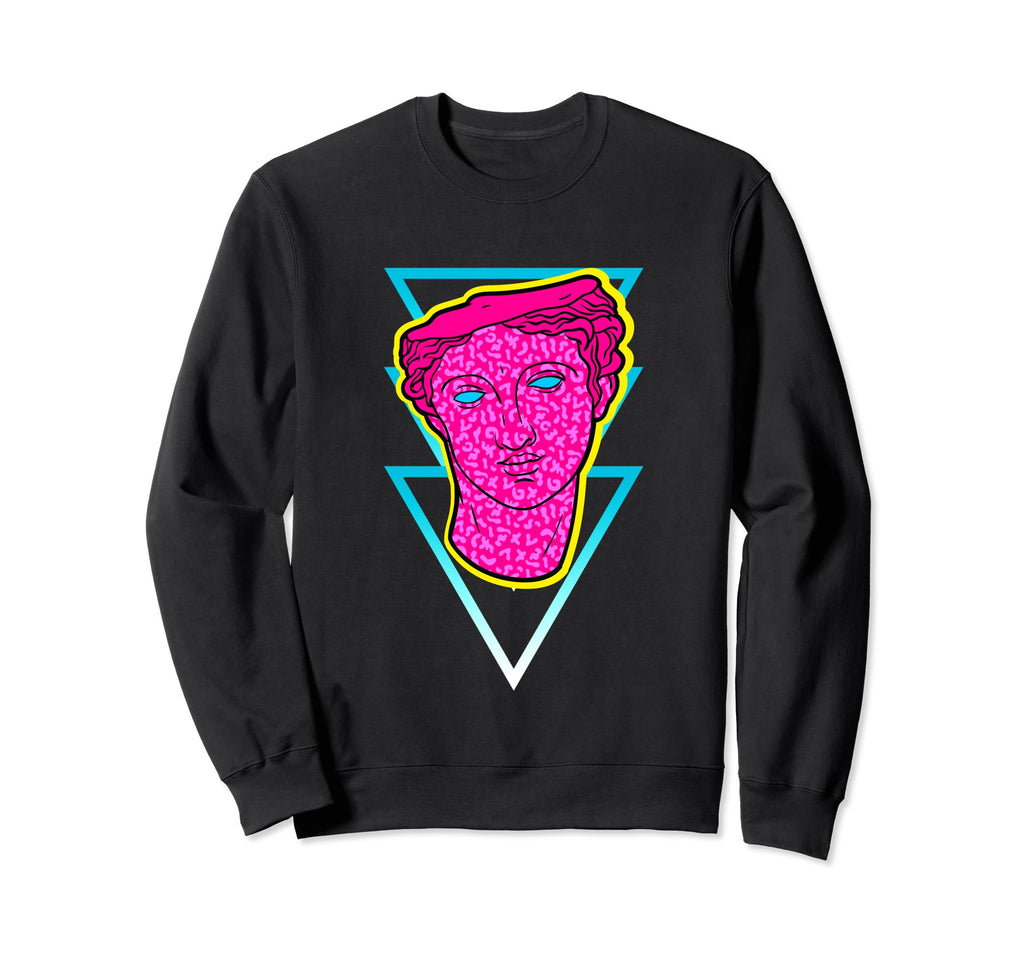 Ego 80S Neon Art Sweatshirt - Custom Art Print for Adults - T-Shirt, Sweatshirt, Hoodie