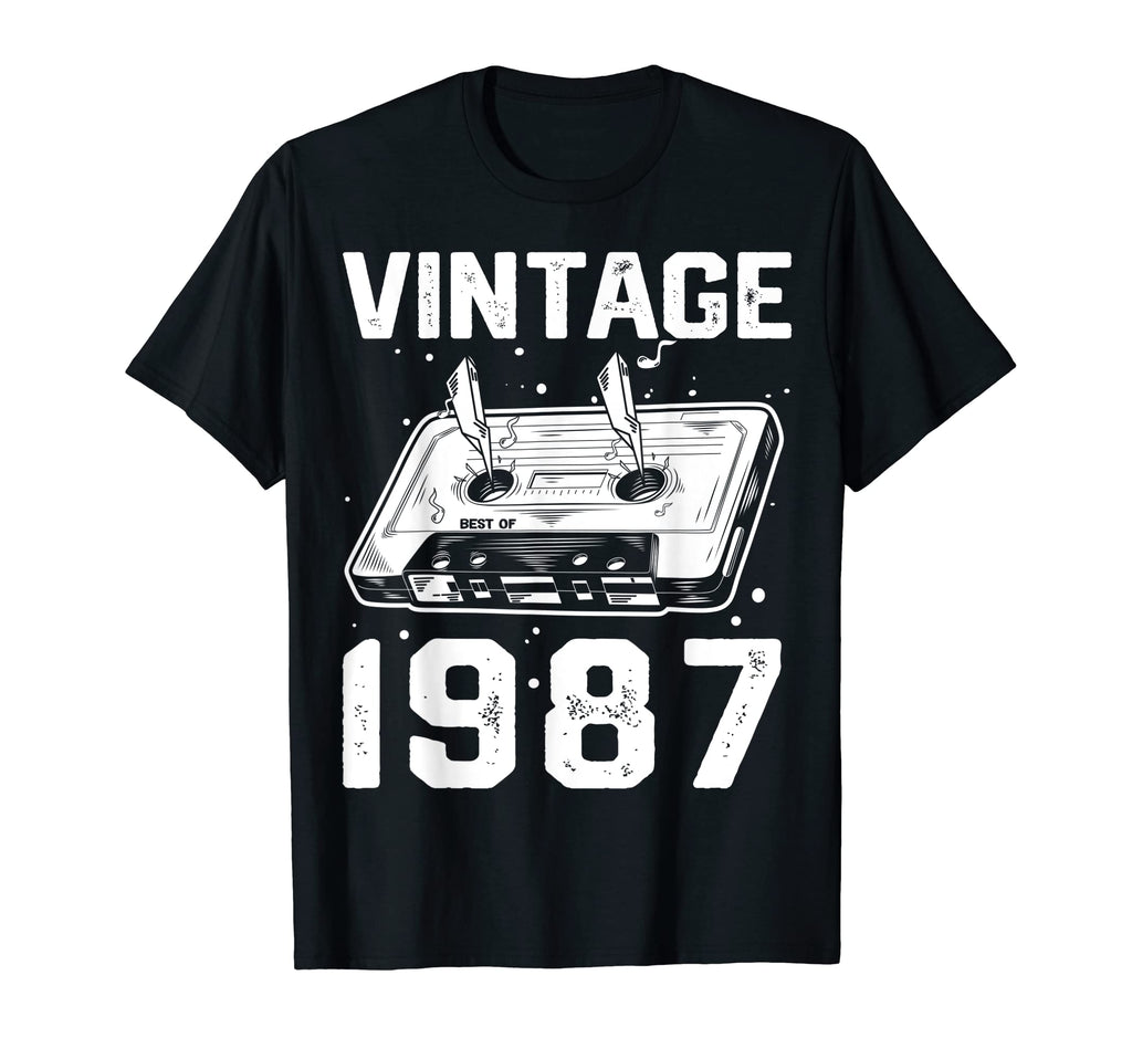 Birthday Best 1987 Bday 1987 T-Shirt - Minimalist Print for Adults - T-Shirt, Sweatshirt, Hoodie