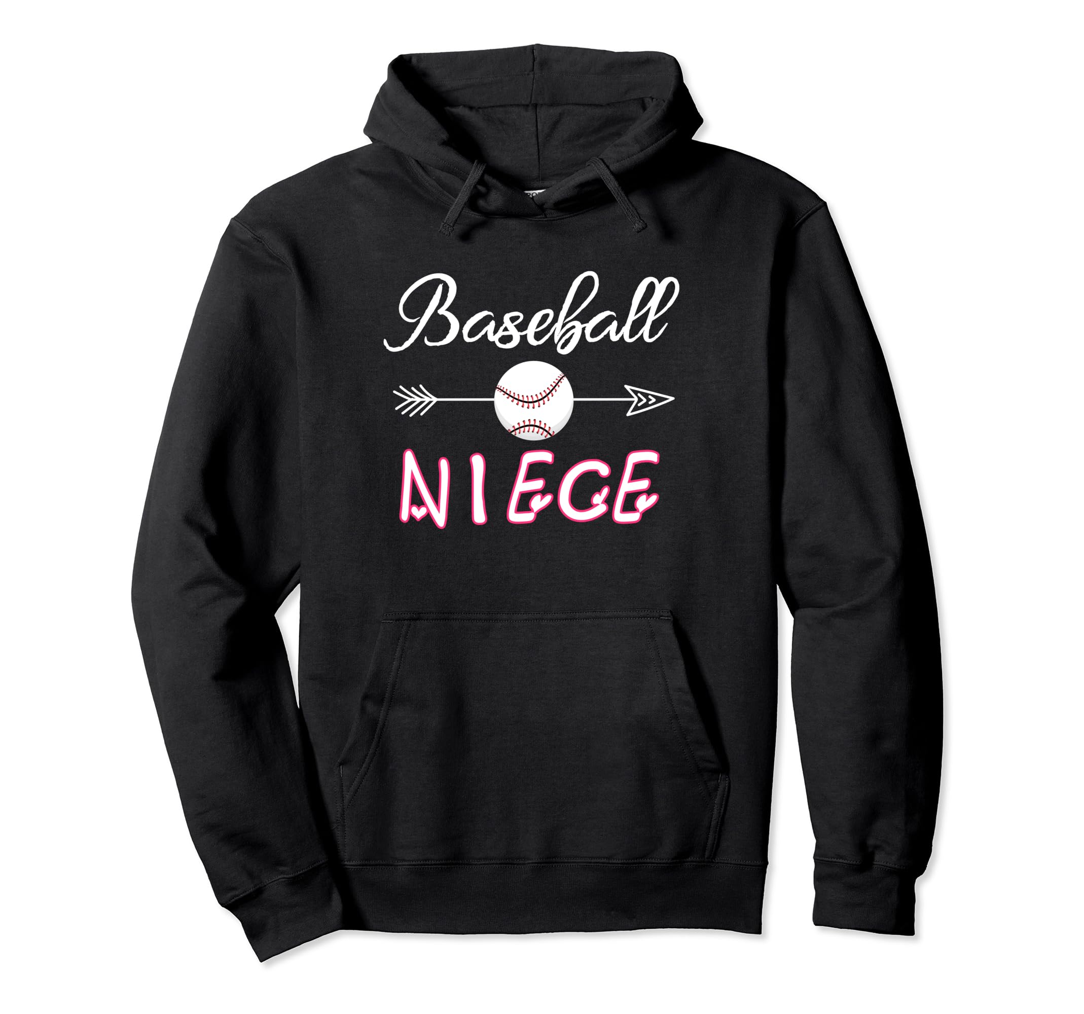 Baseball Niece Birthday Sport Baseball Hoodie - Unique Graphic Unisex - T-Shirt, Sweatshirt, Hoodie