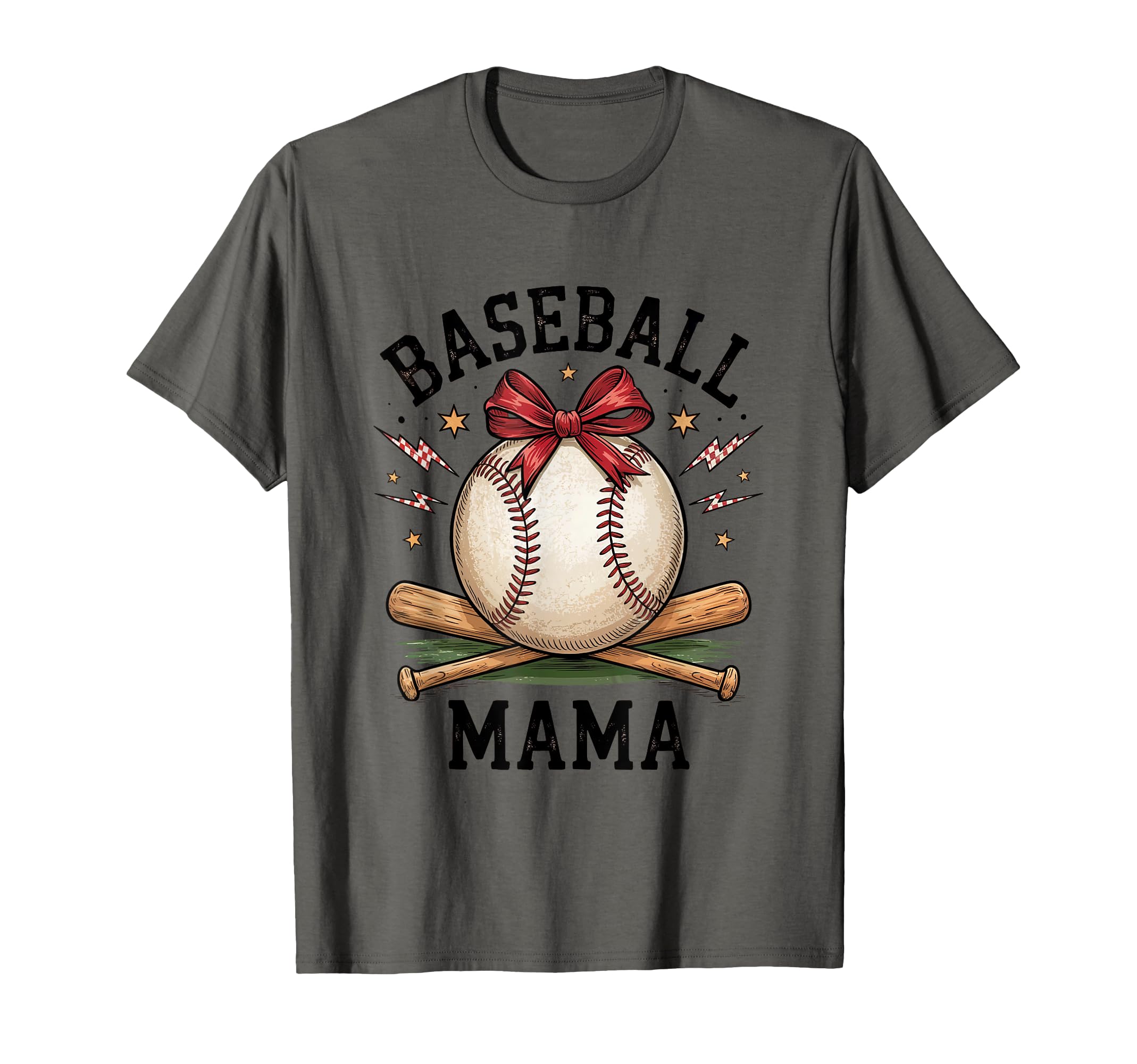 Baseball Mama Game Day Sports Mom T-Shirt - Graphic Print Men Women - T-Shirt, Sweatshirt, Hoodie