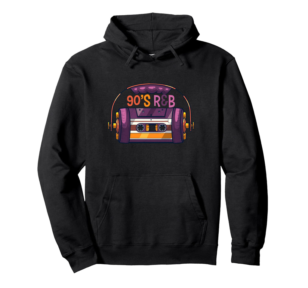 Vibe Cassette Tape Old School 90S R B Hoodie - Trendy Graphic for Adults - T-Shirt, Sweatshirt, Hoodie