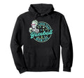 Baseball Mom Life Skeleton Shades Hoodie - Fun Novelty Design Unisex - T-Shirt, Sweatshirt, Hoodie