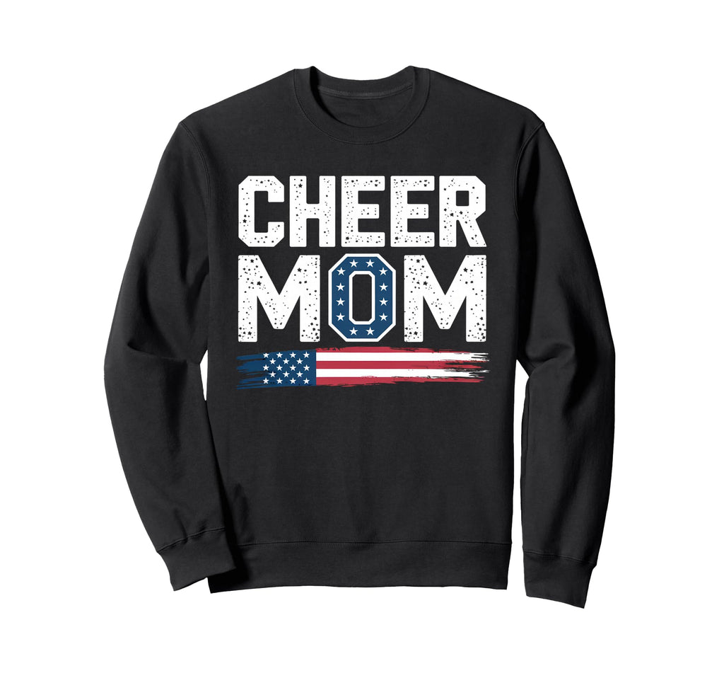 Cheer Mom Mother Bow Sweatshirt - Casual Everyday Wear for Adults - T-Shirt, Sweatshirt, Hoodie