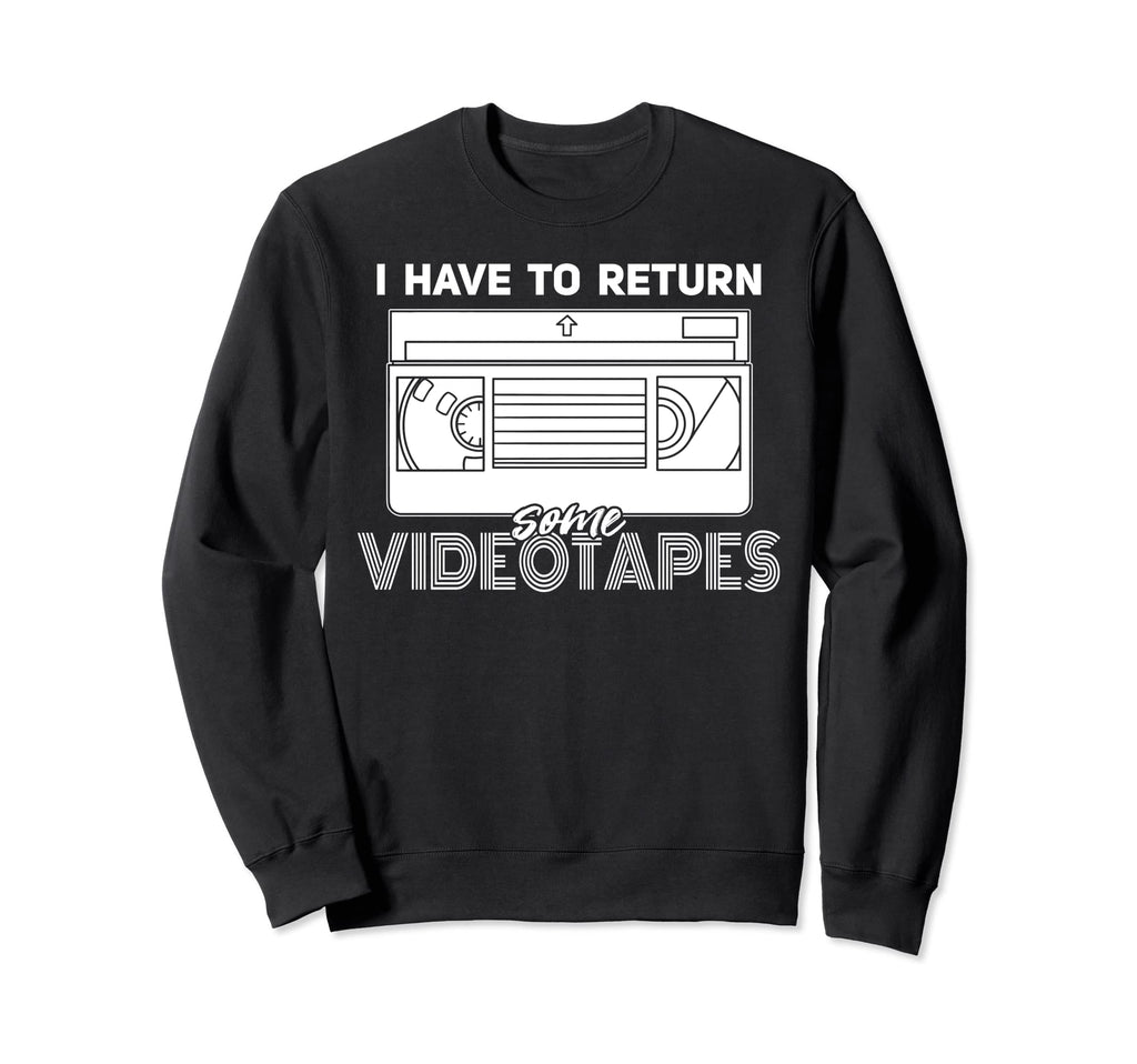 Vhs Gift Video Cassette Tape Sweatshirt - Novelty Apparel Men Women - T-Shirt, Sweatshirt, Hoodie