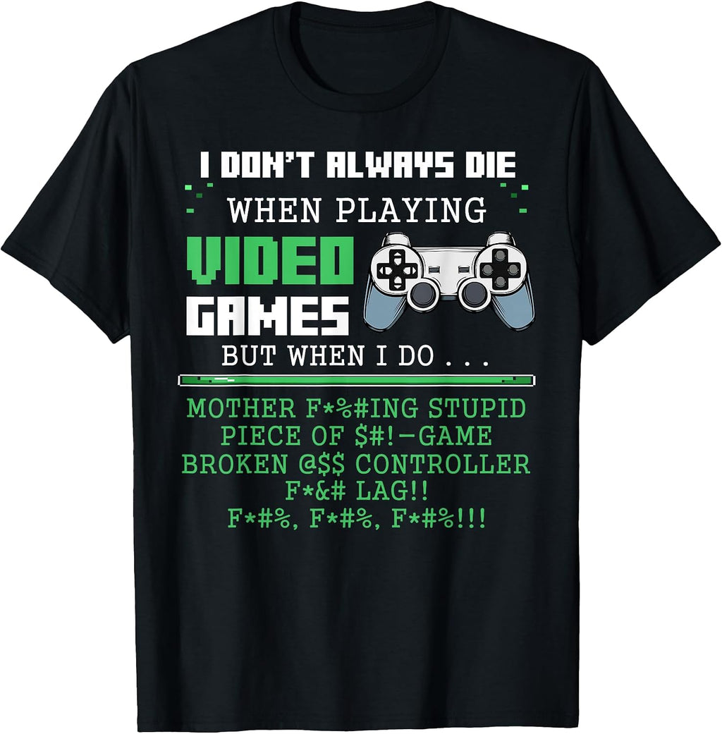Funny Gift Idea Gamers Gaming - Adult & Kids T-Shirts, Sweatshirts & Hoodies apparel design preview 1