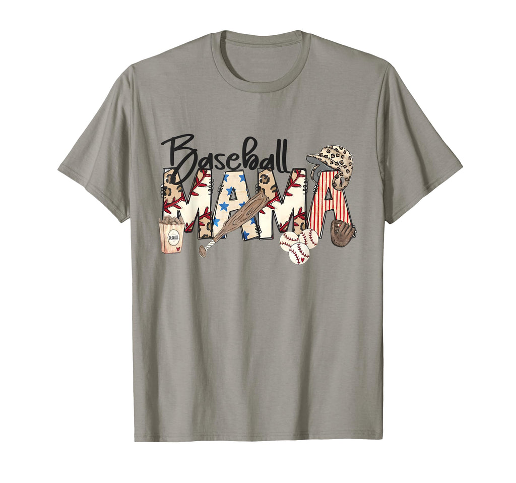 Mothers Day Baseball Mama Mom T-Shirt - Minimalist Print Men Women - T-Shirt, Sweatshirt, Hoodie