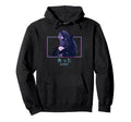 Lost Anime Cat Kanji Japanese Hoodie - Casual Everyday Wear Unisex - T-Shirt, Sweatshirt, Hoodie