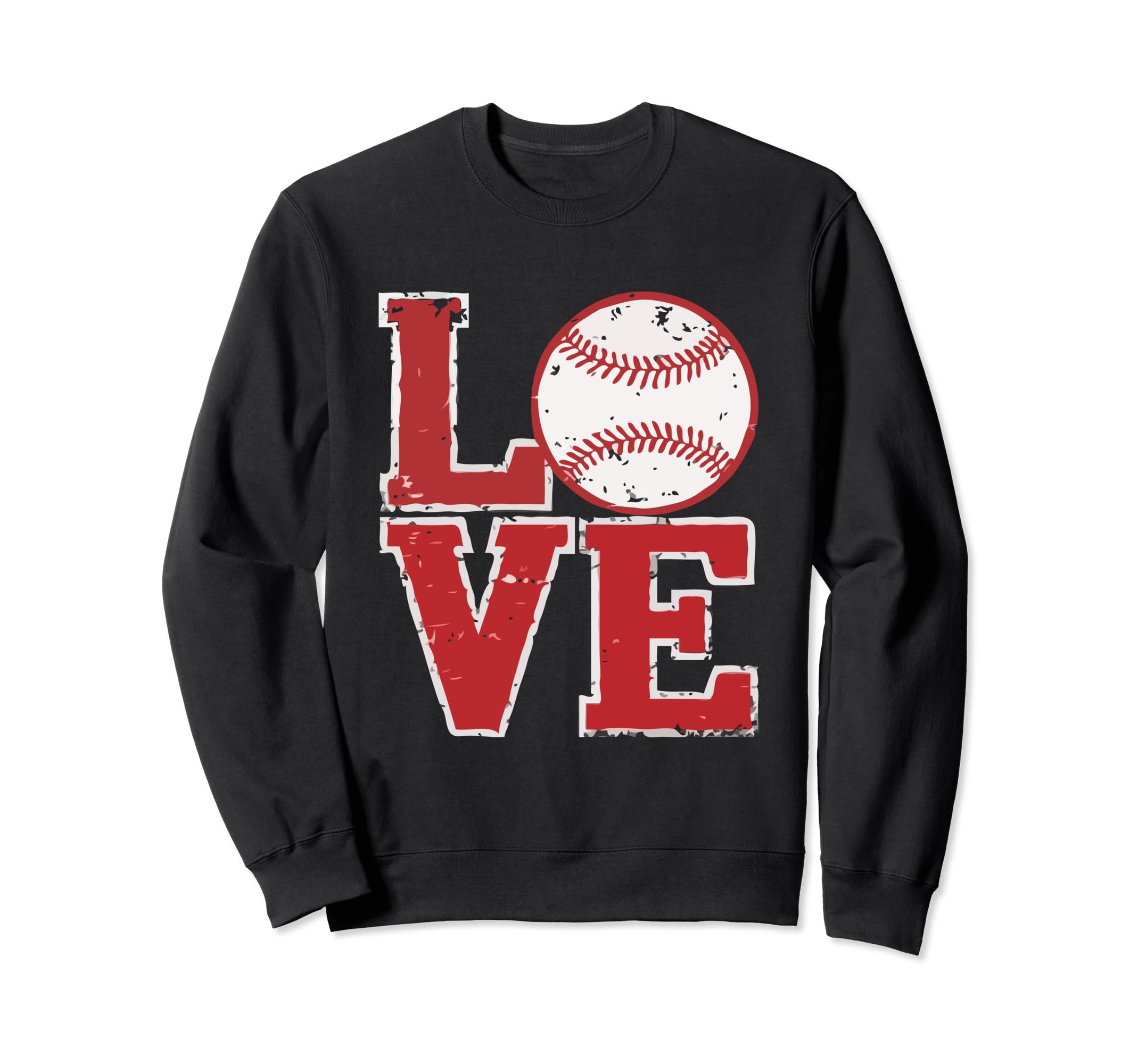 Love Softball Baseball American Sweatshirt - Trendy Graphic for Adults - T-Shirt, Sweatshirt, Hoodie