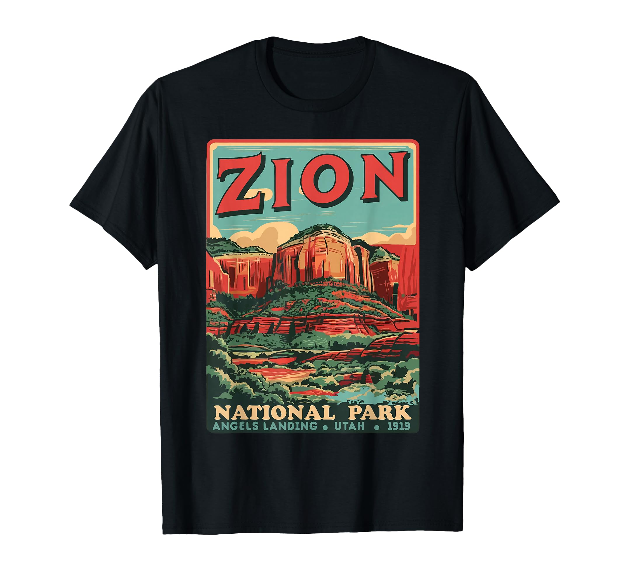 Zion National Park Utah Angels T-Shirt - Fun Novelty Design Men Women - T-Shirt, Sweatshirt, Hoodie