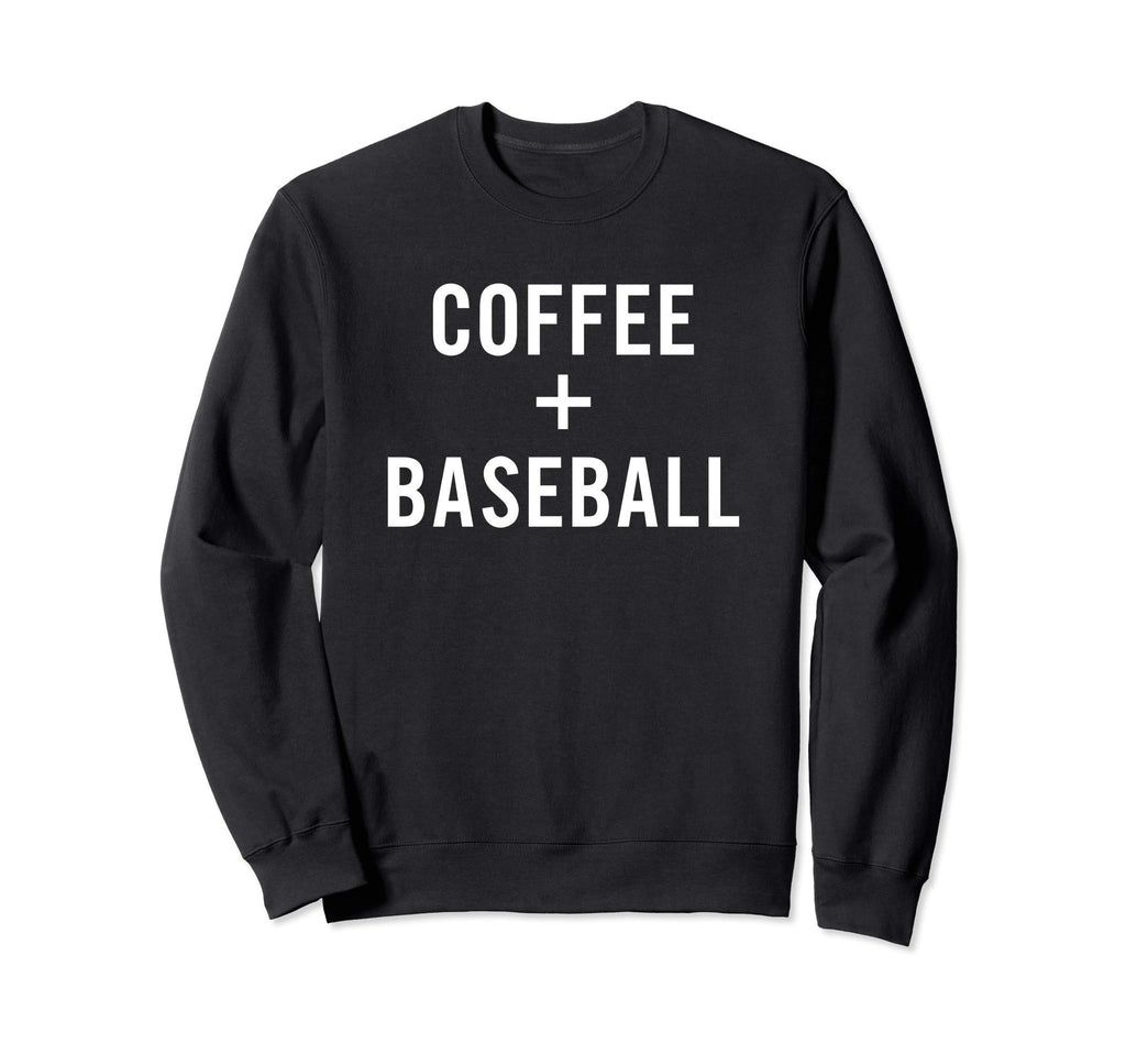 Coffee Baseball Baseball Player Sweatshirt - Graphic Print for Adults - T-Shirt, Sweatshirt, Hoodie