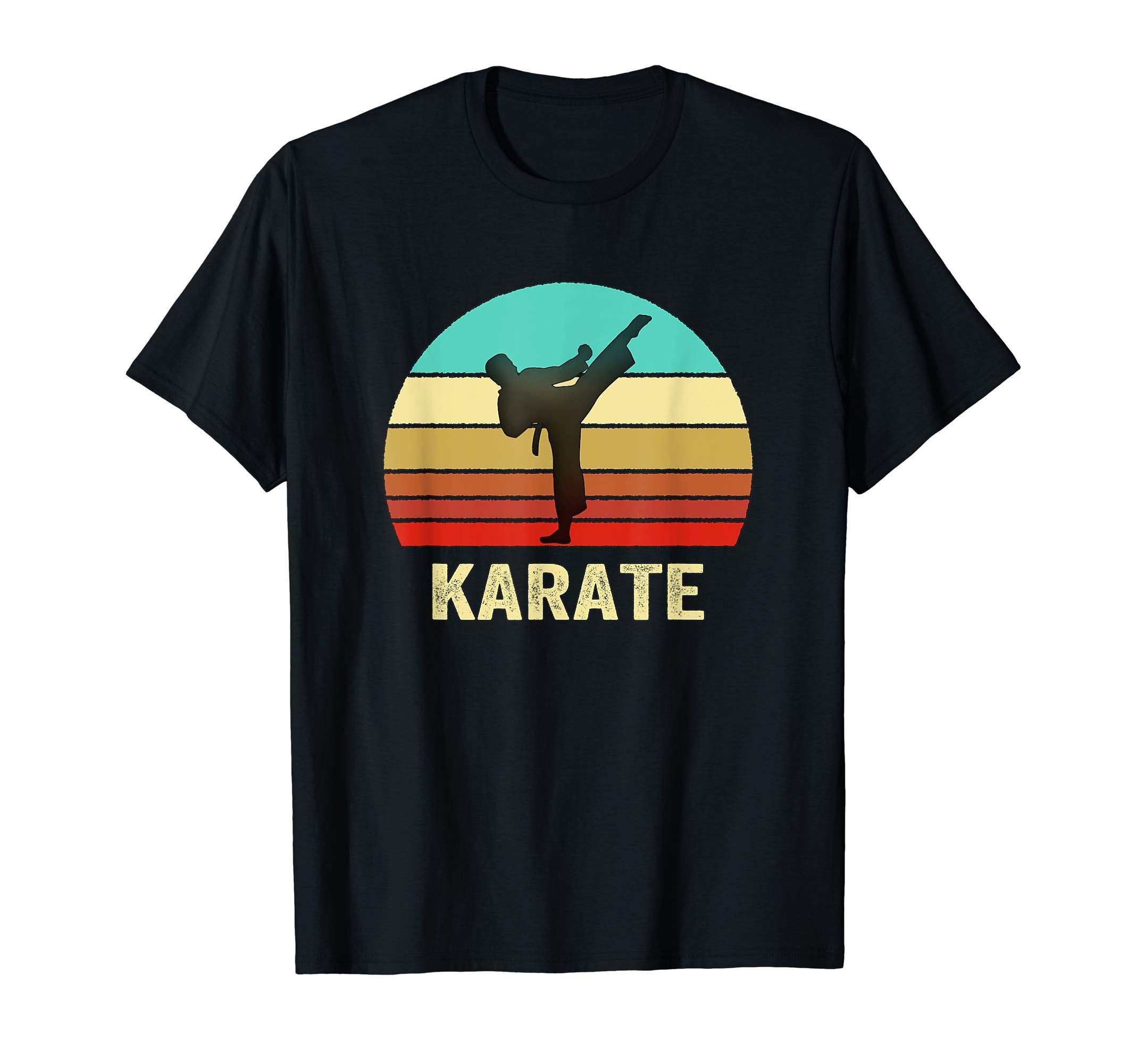 Sunset Karate T-Shirt - Trendy Graphic Men Women - T-Shirt, Sweatshirt, Hoodie