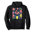 Boho Abstract Flowers Bohemian Hoodie - Minimalist Print Unisex - T-Shirt, Sweatshirt, Hoodie