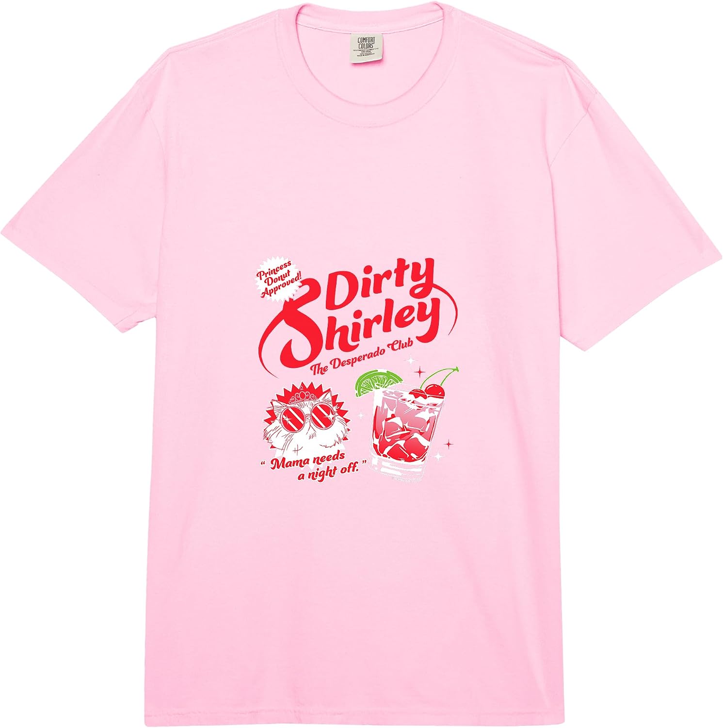 DCC Dirty Shirley Desperado Club Ad with Princess - Adult & Kids T-Shirts, Sweatshirts & Hoodies apparel design preview 1