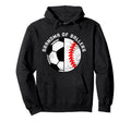 Grandma Ballers Funny Soccer Baseball Hoodie - Custom Art Print for Adults - T-Shirt, Sweatshirt, Hoodie
