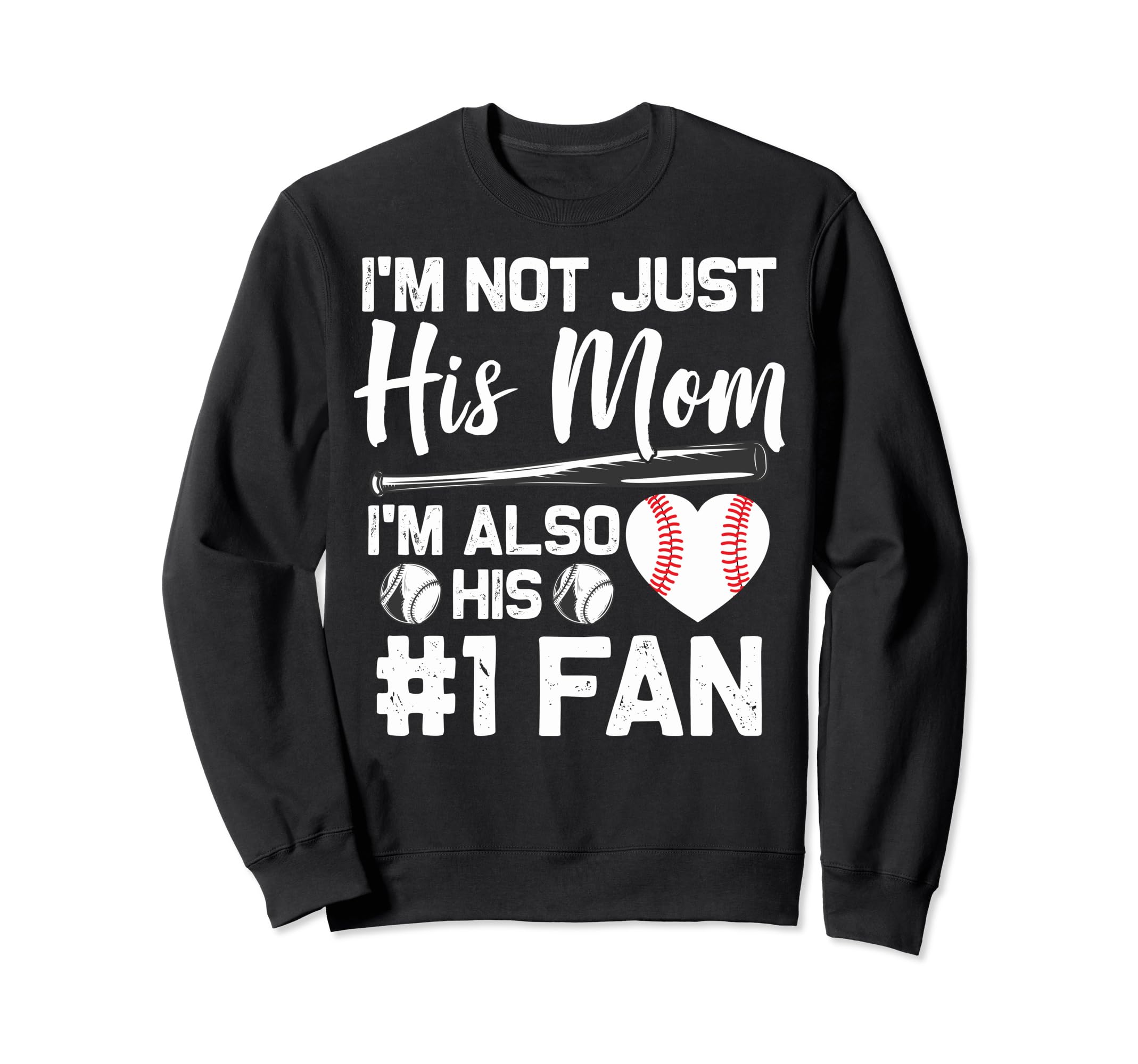 Baseball Mothers Baseball Mama Im Sweatshirt - Streetwear Style for Adults - T-Shirt, Sweatshirt, Hoodie