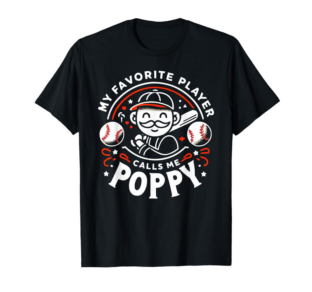 Baseball Grandpa Grandfather Gramps T-Shirt - Novelty Apparel for Adults - T-Shirt, Sweatshirt, Hoodie