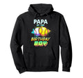 Papa Birthday Baseball Softball Hoodie - Casual Everyday Wear Unisex - T-Shirt, Sweatshirt, Hoodie