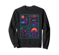80S Synthwave Sweatshirt - Trendy Graphic Men Women - T-Shirt, Sweatshirt, Hoodie