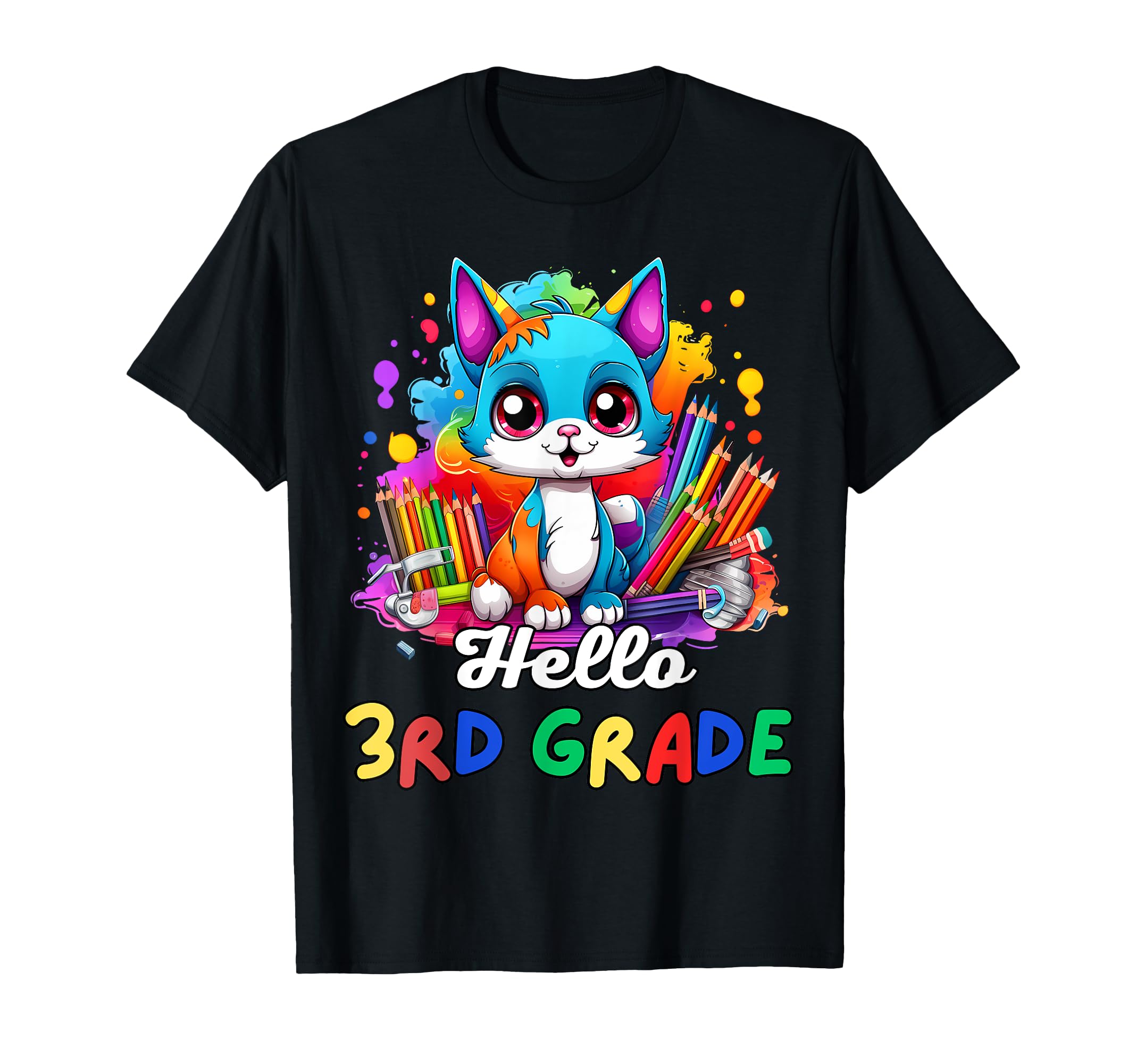 Hello 3Rd Grade Back To School First T-Shirt - Streetwear Style Men Women - T-Shirt, Sweatshirt, Hoodie