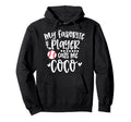 My Favorite Baseball Player Calls Me Coco Hoodie - Graphic Print Unisex - T-Shirt, Sweatshirt, Hoodie