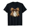 Leopard Baseball Bow Baseball Mom Game T-Shirt - Graphic Print Men Women - T-Shirt, Sweatshirt, Hoodie