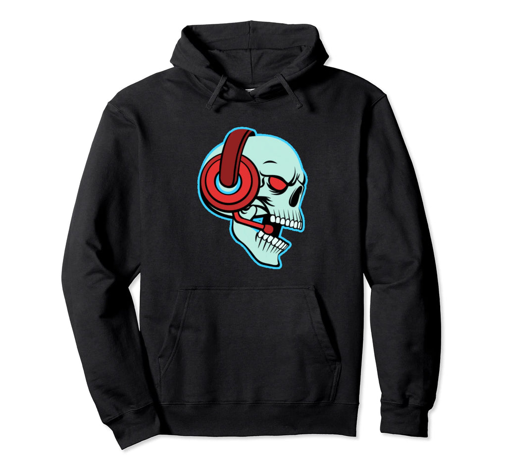Gamer Skull Video Games Gaming Gift Hoodie - Streetwear Style Men Women - T-Shirt, Sweatshirt, Hoodie