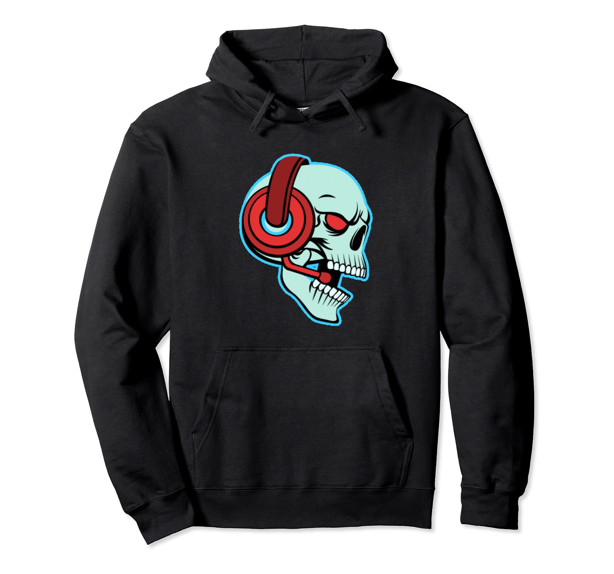 Gamer Skull Video Games Gaming Gift Hoodie - Streetwear Style Men Women - T-Shirt, Sweatshirt, Hoodie