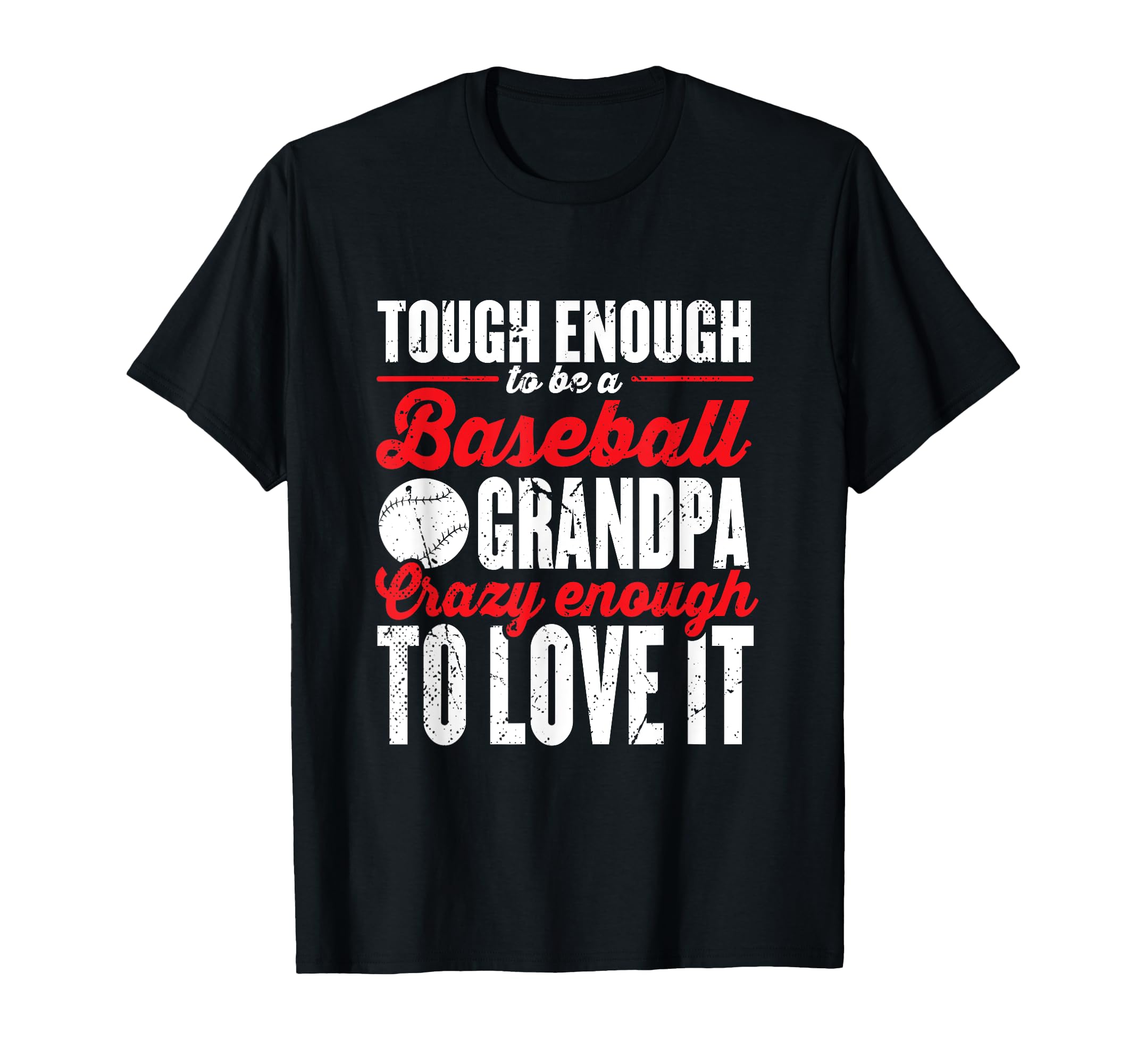 Baseball Player Grandpa Grandfather T-Shirt - Graphic Print for Adults - T-Shirt, Sweatshirt, Hoodie