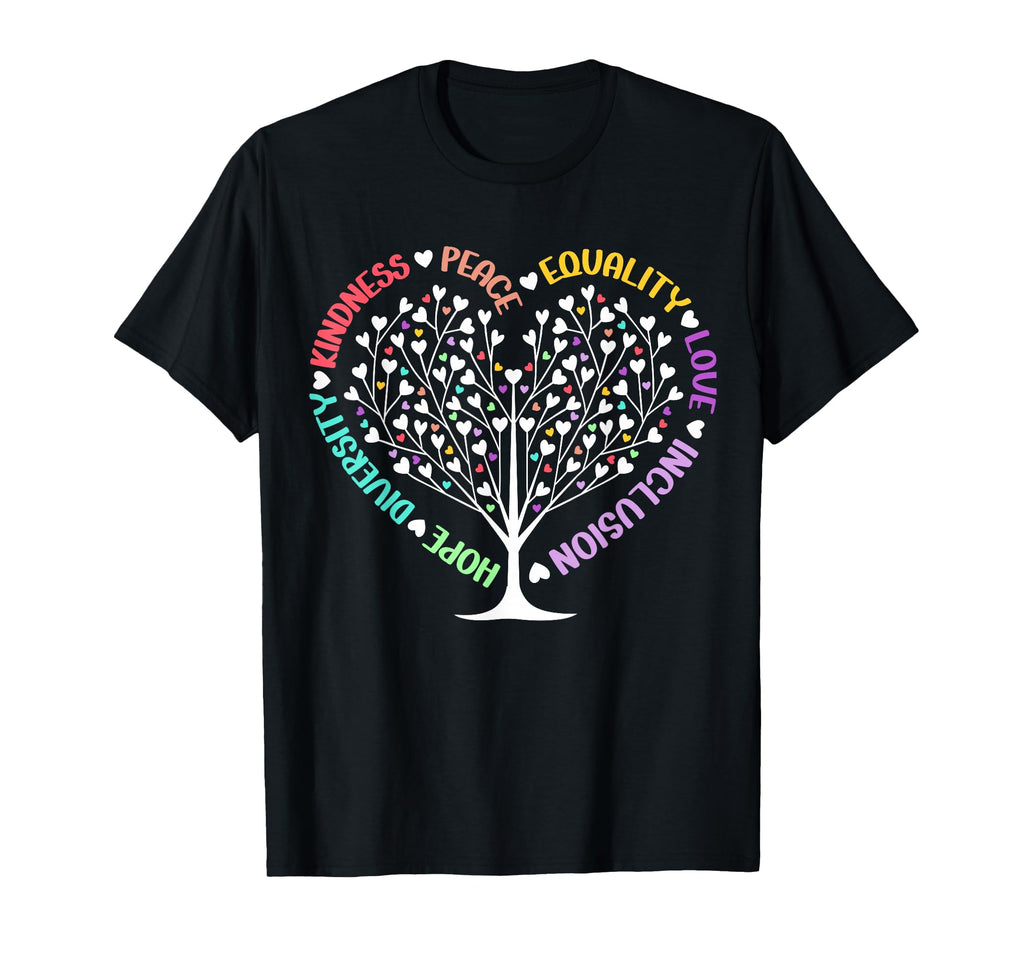 Kindness Peace Equality Love T-Shirt - Minimalist Print Men Women - T-Shirt, Sweatshirt, Hoodie