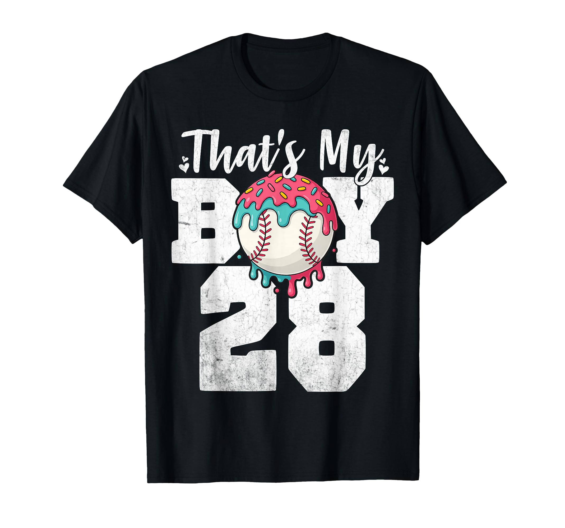Thats My Baseball 28 Number Mom T-Shirt - Casual Everyday Wear Men Women - T-Shirt, Sweatshirt, Hoodie