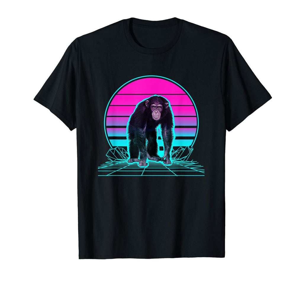 Sunset Chimpanzee T-Shirt - Casual Everyday Wear for Adults - T-Shirt, Sweatshirt, Hoodie