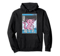 Axolotl Drinking Strawberry Milk Hoodie - Fun Novelty Design Men Women - T-Shirt, Sweatshirt, Hoodie