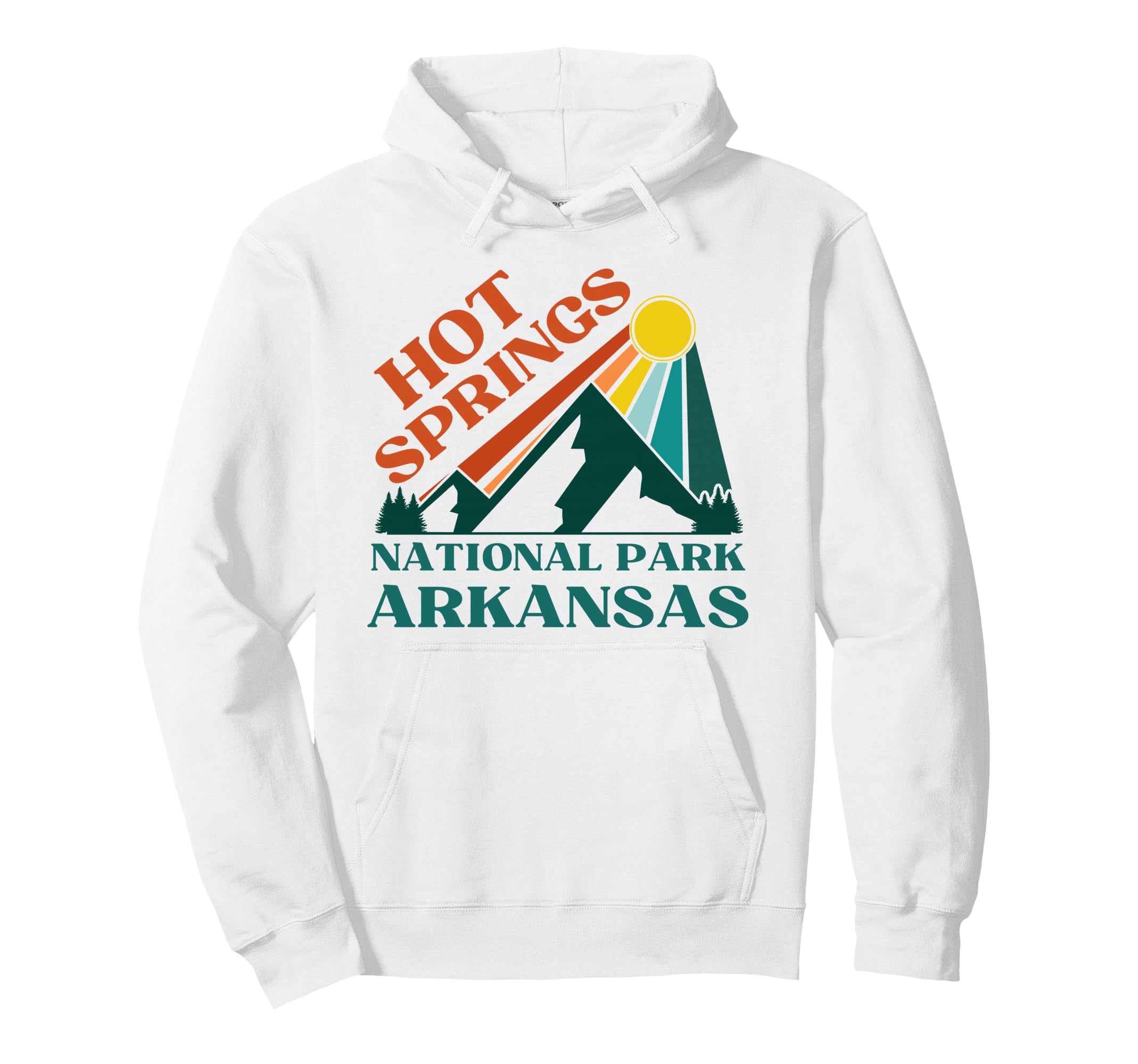 Hot Springs National Park Arkansas T-Shirt - Minimalist Print Men Women - T-Shirt, Sweatshirt, Hoodie