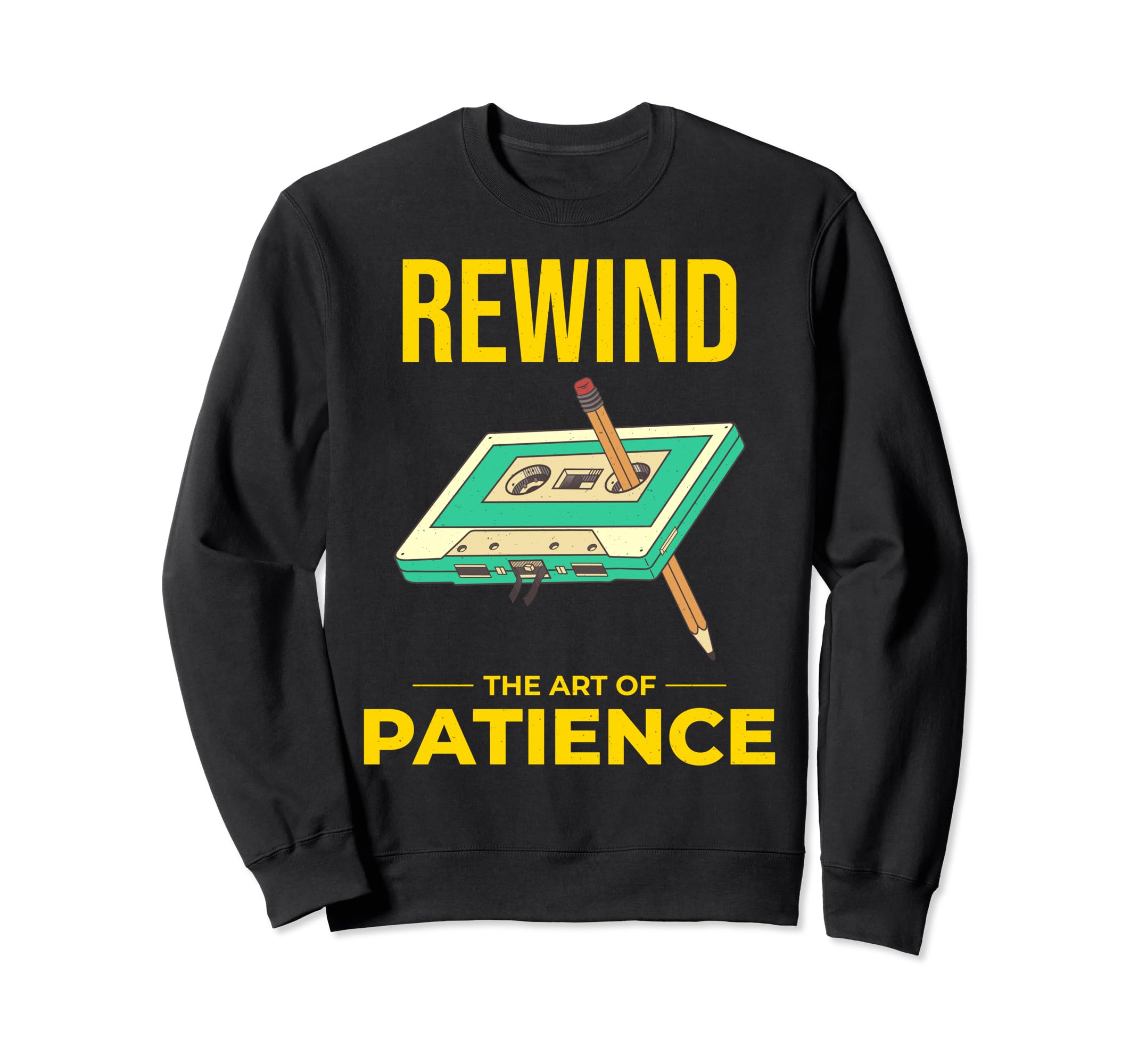 Cassette Tape Rewinding 80S Sweatshirt - Custom Art Print Men Women - T-Shirt, Sweatshirt, Hoodie