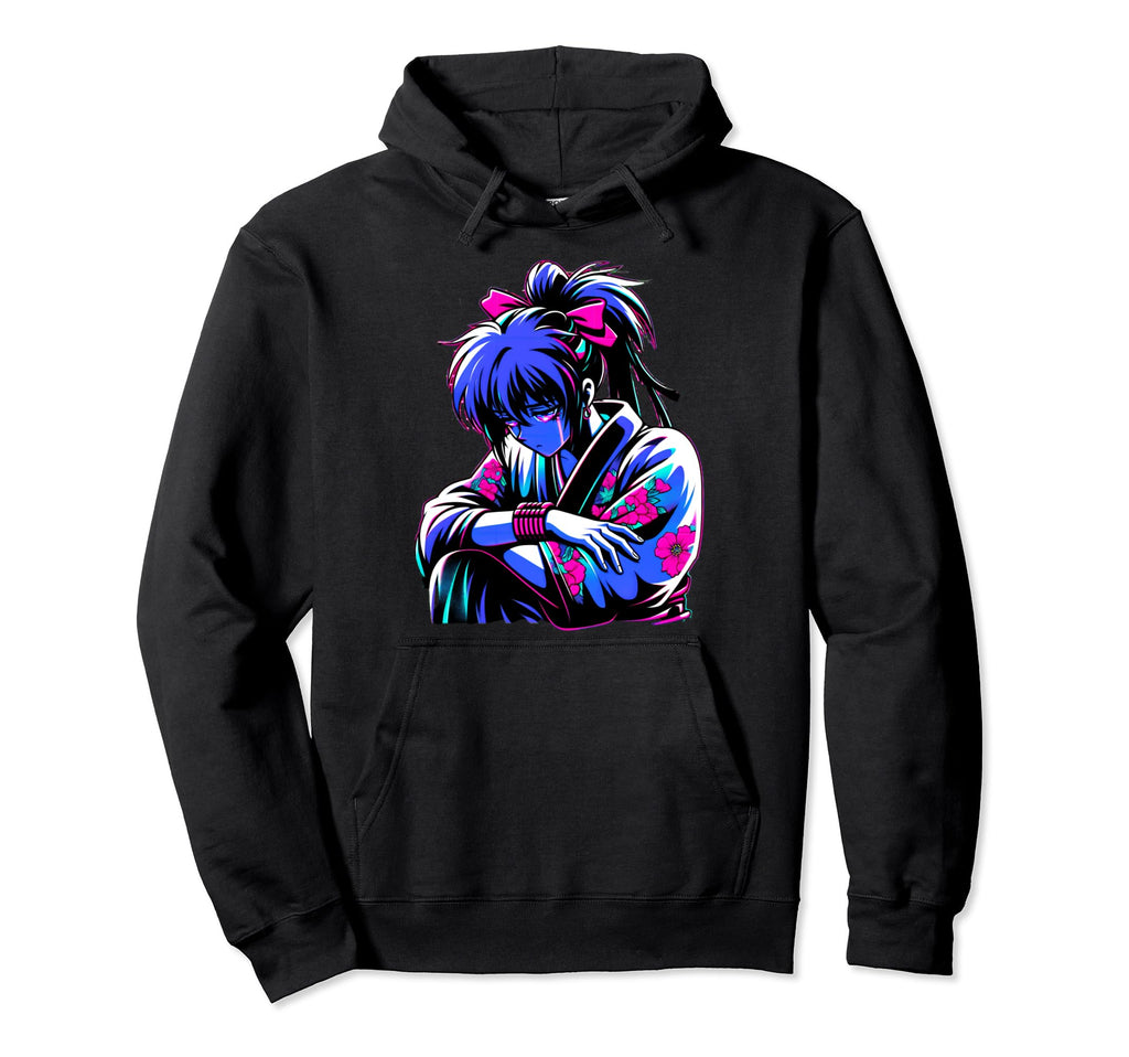 Sad Anime Japanese Vaporwave Hoodie - Aesthetic Graphic Men Women - T-Shirt, Sweatshirt, Hoodie