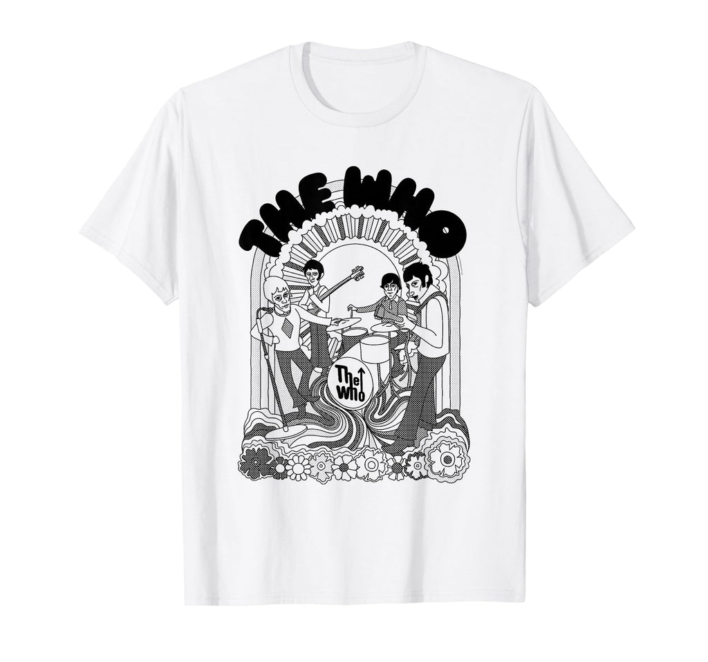 Who 70S Illustration Art T-Shirt - Unique Graphic Men Women - T-Shirt, Sweatshirt, Hoodie