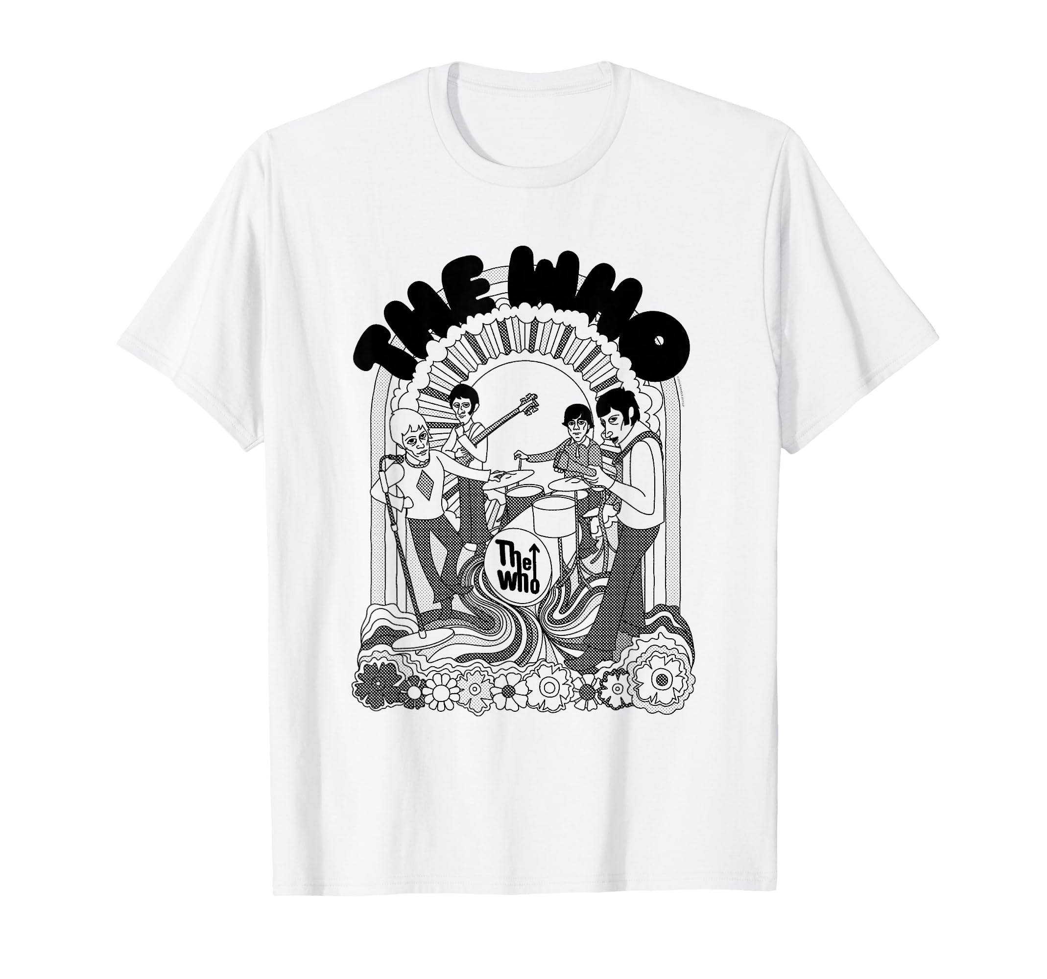 Who 70S Illustration Art T-Shirt - Unique Graphic Men Women - T-Shirt, Sweatshirt, Hoodie