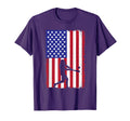 Baseball Usa Player Us American Flag T-Shirt - Fun Novelty Design Men Women - T-Shirt, Sweatshirt, Hoodie