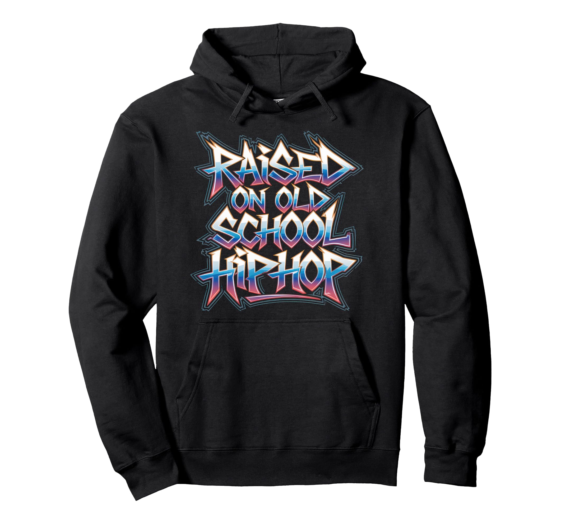 Raised Old School Hip Hop Cassette Hoodie - Trendy Graphic for Adults - T-Shirt, Sweatshirt, Hoodie